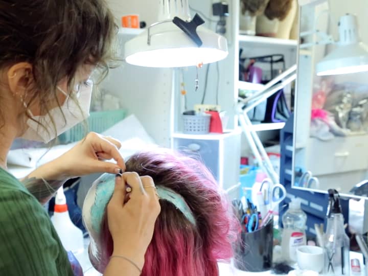 Artwork for Pretty in (Bright) Pink: Making the Wigs for "Cinderella"